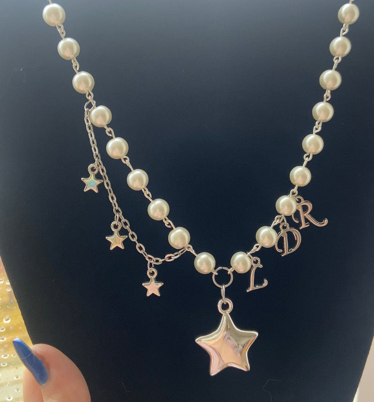 StarGirl Lana Del Rey Pearl Necklace