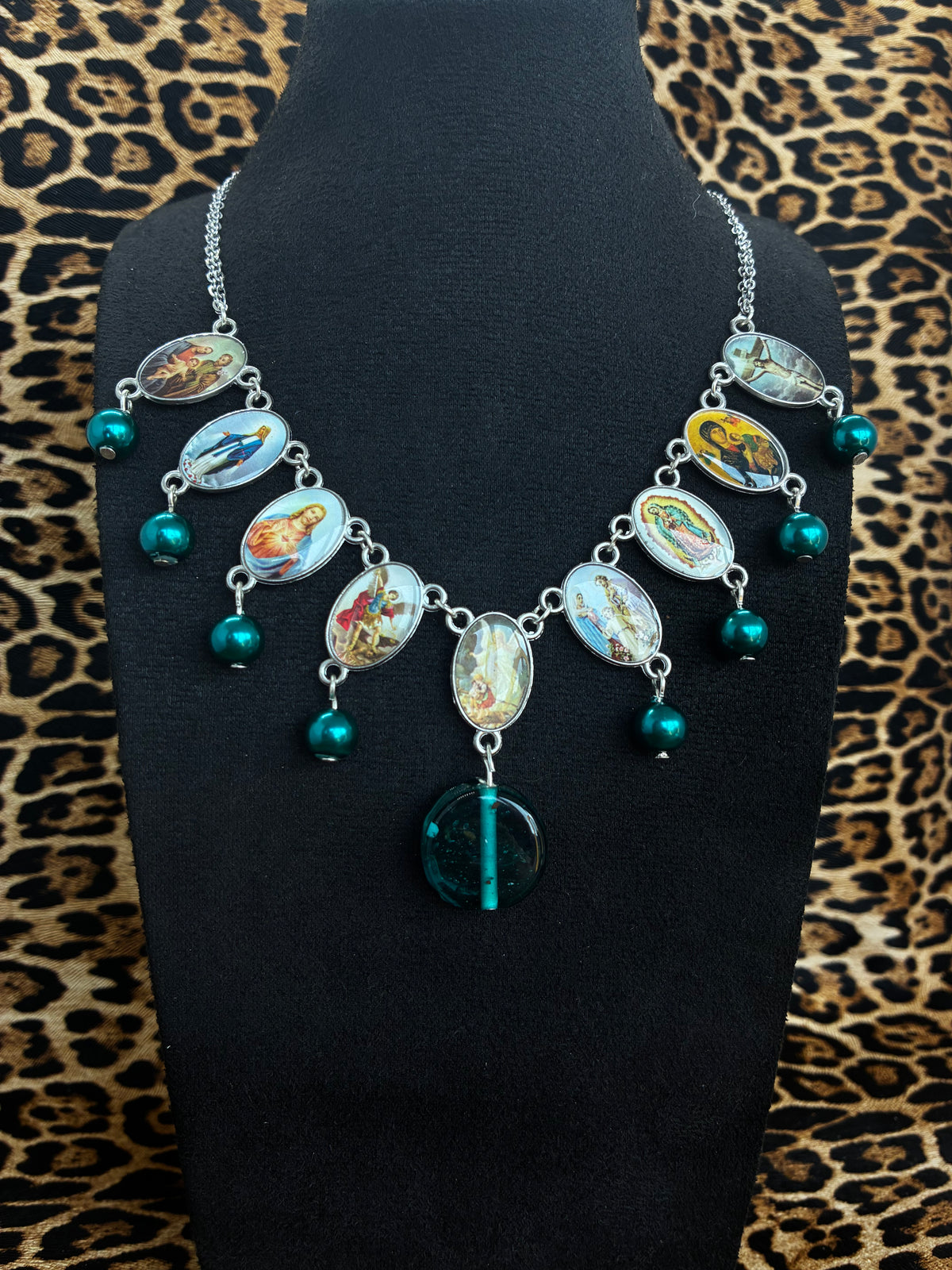 Blue Saint Necklace
