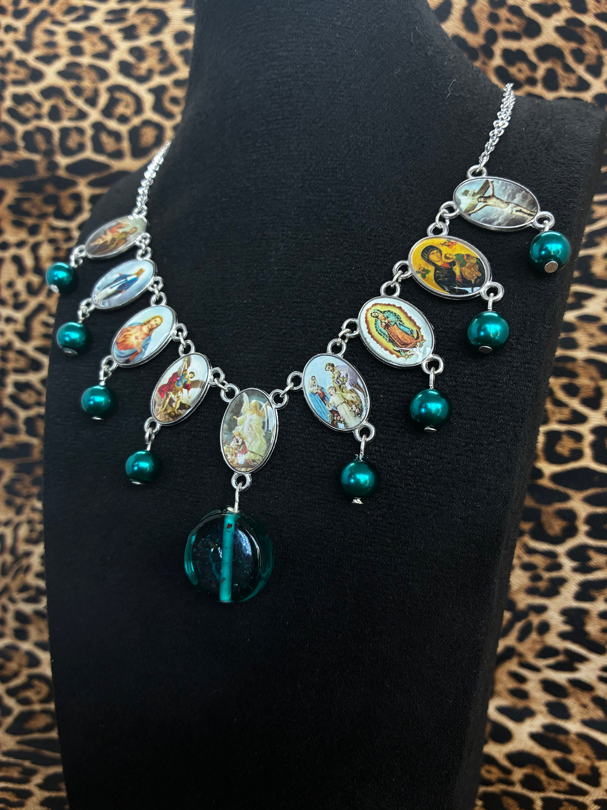 Blue Saint Necklace