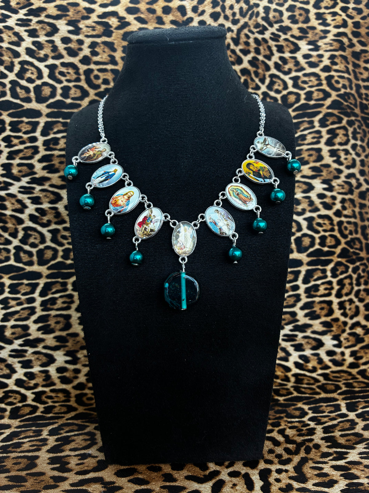 Blue Saint Necklace