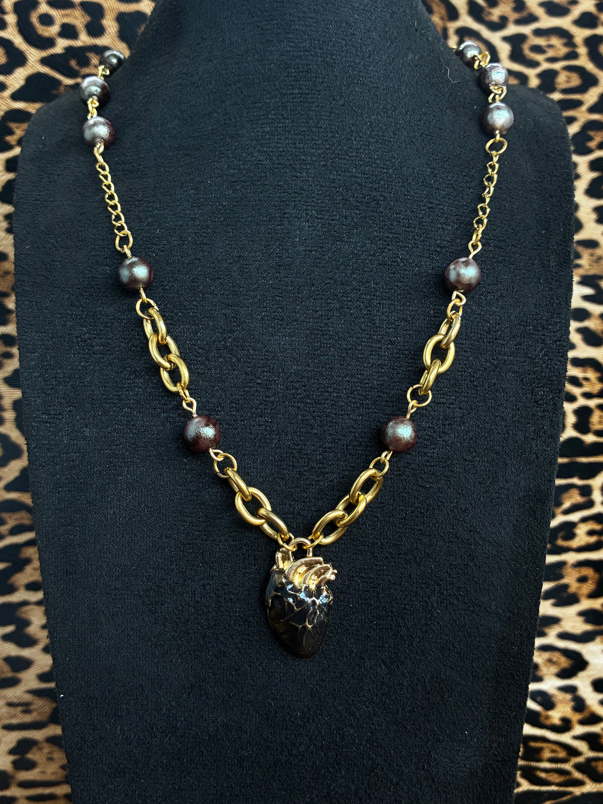 Beating Heart Gold Necklace