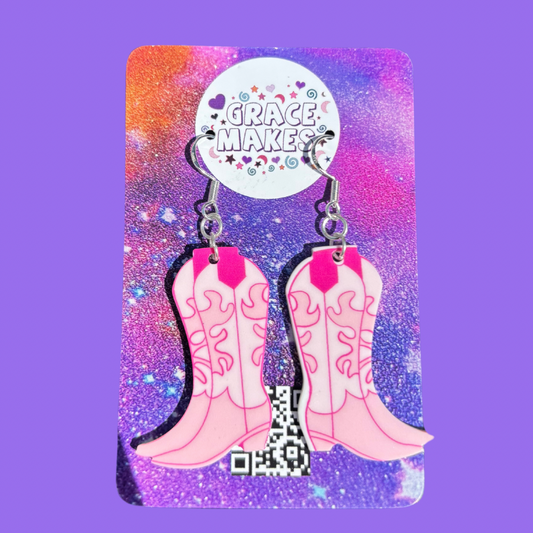 Pink Cowboy Boots