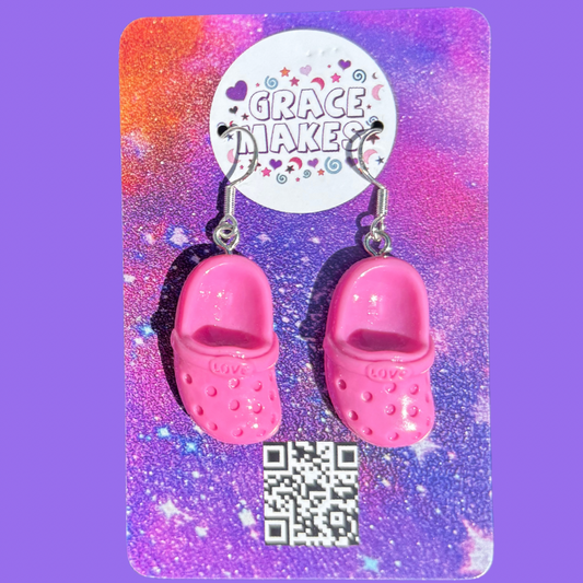 Pink Crocs