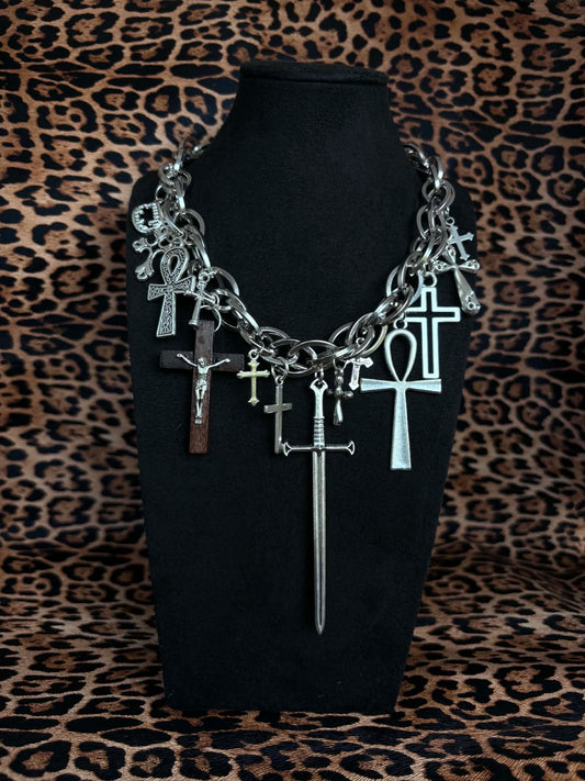 Silver Cross Necklace