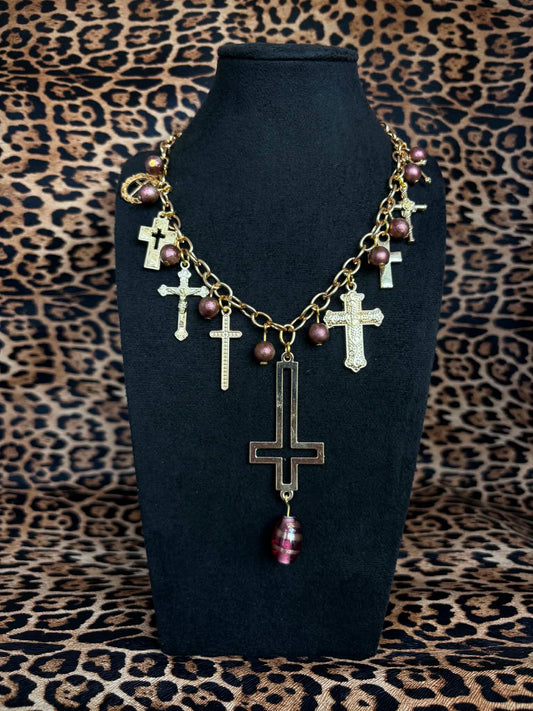 Gold Cross Necklace