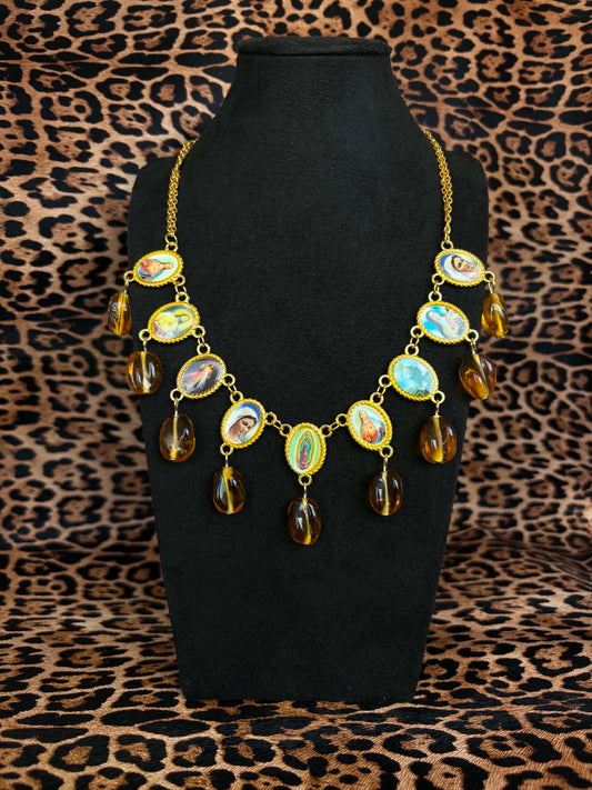 Gold Saint Necklace